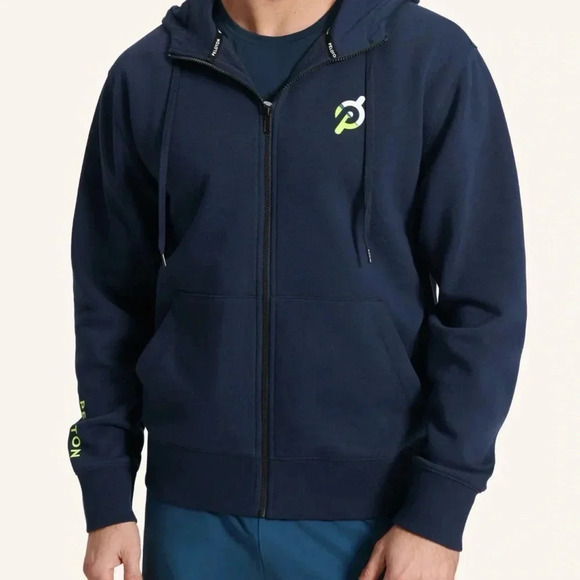 Peloton Other - Peloton Blue Fleece Full Zip Hoodie Size L